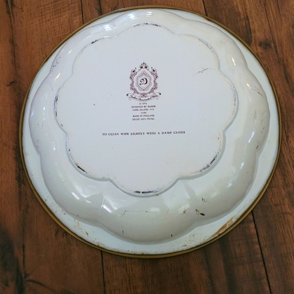 Vintage - Daher Decorated Ware 1971 Floral Metal‎ Bowl Tray - Picture 4 of 5